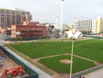 Park at the park... as seen from the top of the left field seats.